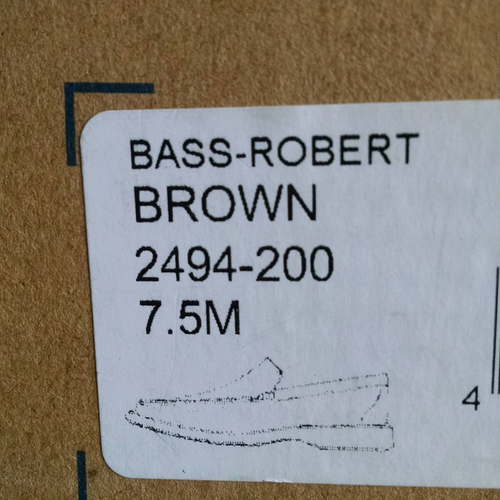 Men's Bass brown loafers size 7.5M - Picture 7 of 7